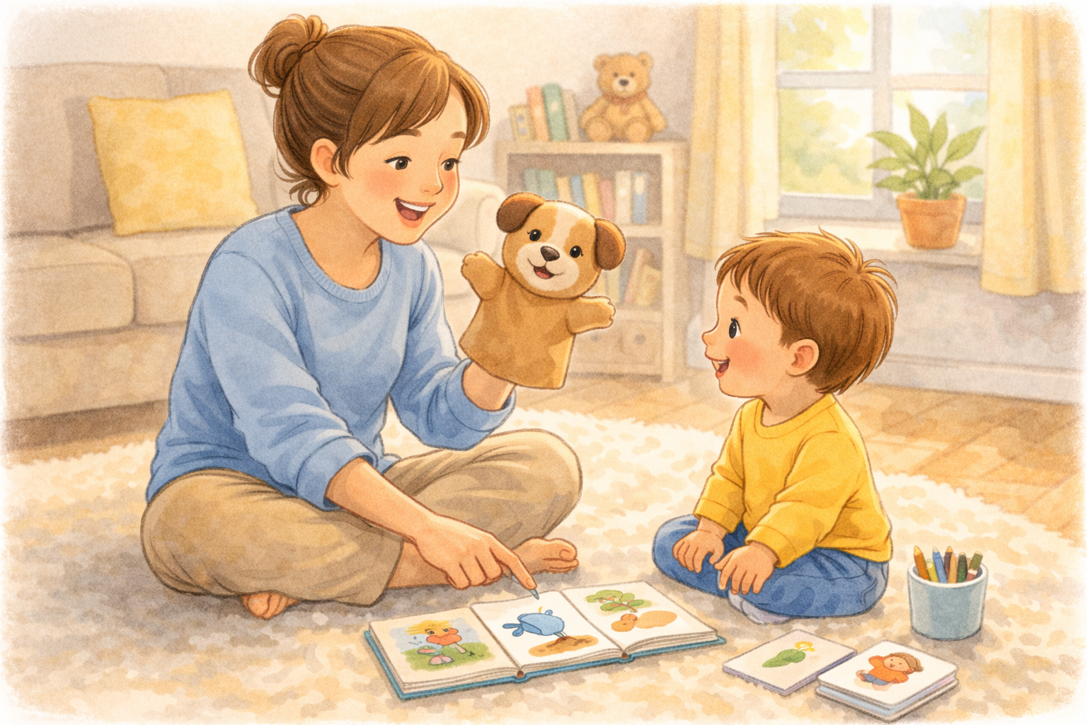 Using Puppets to Teach Stories