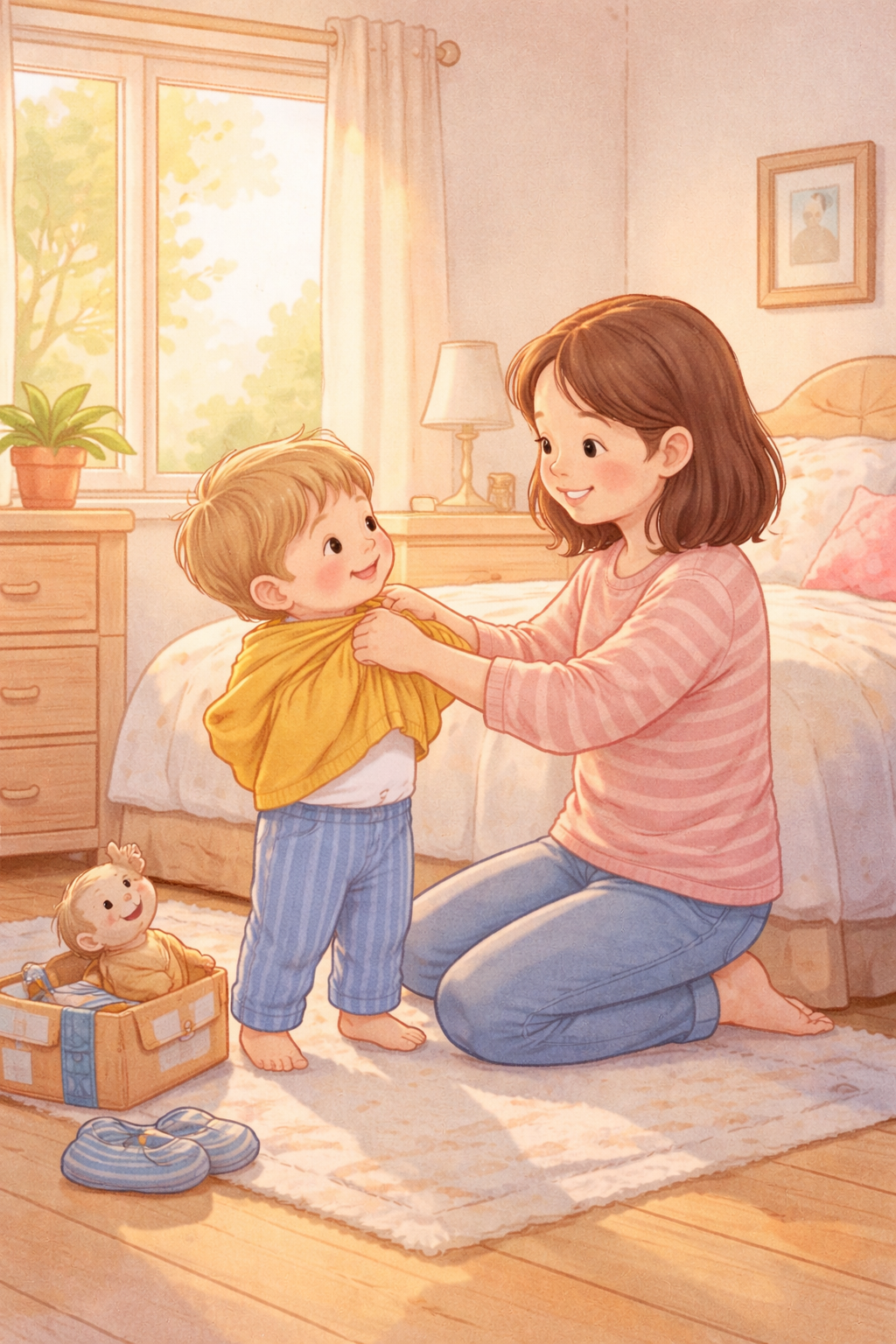 Using Morning Routines to Teach Words